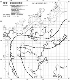 一都三県漁海況速報、関東・東海海況速報(2021/01/29)