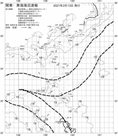 一都三県漁海況速報、関東・東海海況速報(2021/02/13)