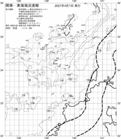 一都三県漁海況速報、関東・東海海況速報(2021/04/01)