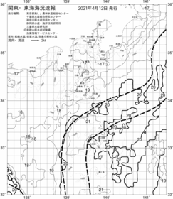 一都三県漁海況速報、関東・東海海況速報(2021/04/12)
