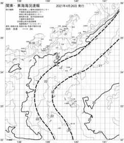 一都三県漁海況速報、関東・東海海況速報(2021/04/26)