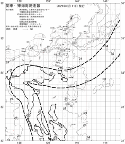 一都三県漁海況速報、関東・東海海況速報(2021/06/11)