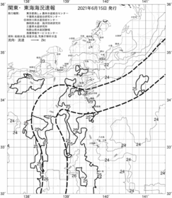 一都三県漁海況速報、関東・東海海況速報(2021/06/15)