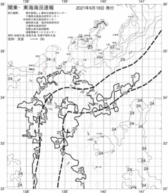 一都三県漁海況速報、関東・東海海況速報(2021/06/18)