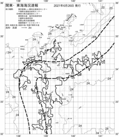 一都三県漁海況速報、関東・東海海況速報(2021/06/26)