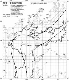 一都三県漁海況速報、関東・東海海況速報(2021/06/28)