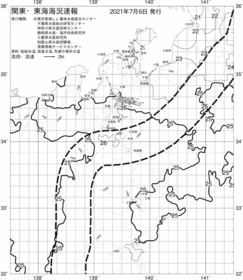 一都三県漁海況速報、関東・東海海況速報(2021/07/06)