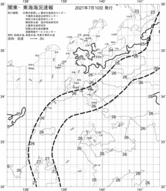 一都三県漁海況速報、関東・東海海況速報(2021/07/10)