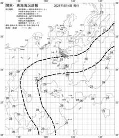 一都三県漁海況速報、関東・東海海況速報(2021/08/04)