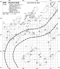 一都三県漁海況速報、関東・東海海況速報(2021/09/07)