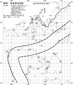 一都三県漁海況速報、関東・東海海況速報(2021/09/25)