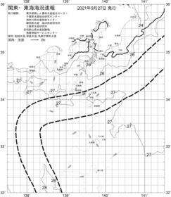 一都三県漁海況速報、関東・東海海況速報(2021/09/27)