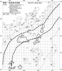一都三県漁海況速報、関東・東海海況速報(2021/11/09)