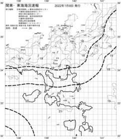 一都三県漁海況速報、関東・東海海況速報(2022/01/08)
