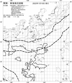 一都三県漁海況速報、関東・東海海況速報(2022/01/10)