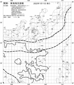 一都三県漁海況速報、関東・東海海況速報(2022/01/11)