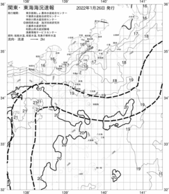 一都三県漁海況速報、関東・東海海況速報(2022/01/26)