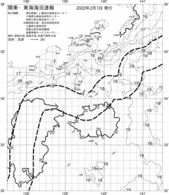 一都三県漁海況速報、関東・東海海況速報(2022/02/01)