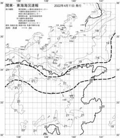 一都三県漁海況速報、関東・東海海況速報(2022/04/11)