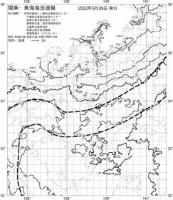 一都三県漁海況速報、関東・東海海況速報(2022/06/29)