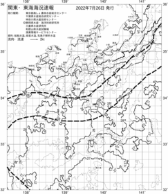 一都三県漁海況速報、関東・東海海況速報(2022/07/26)