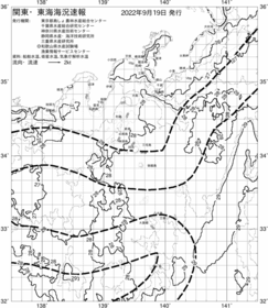 一都三県漁海況速報、関東・東海海況速報(2022/09/19)