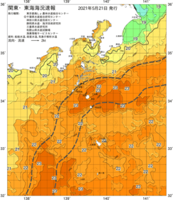 関東・東海海況速報/伊豆諸島海域(2021/05/21)