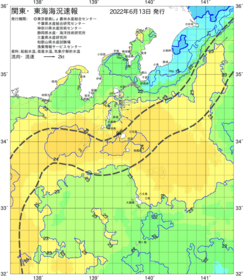 関東・東海海況速報/伊豆諸島海域(2022/06/13)
