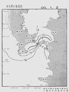 東京湾口海況図(2000/01/02)