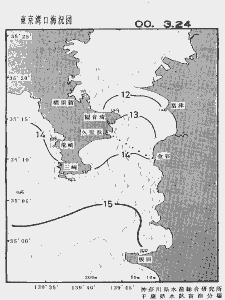 東京湾口海況図(2000/03/24)