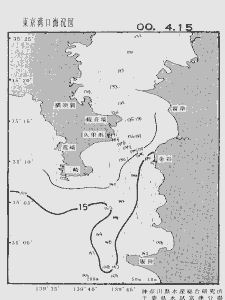 東京湾口海況図(2000/04/15)