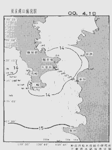 東京湾口海況図(2000/04/19)