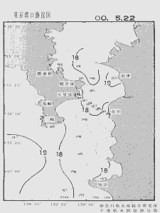 東京湾口海況図(2000/05/22)