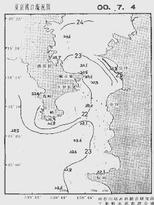 東京湾口海況図(2000/07/04)