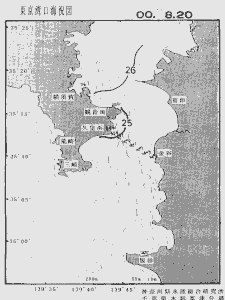 東京湾口海況図(2000/08/20)
