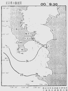 東京湾口海況図(2000/09/30)