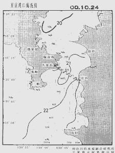 東京湾口海況図(2000/10/24)