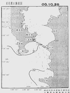 東京湾口海況図(2000/10/28)