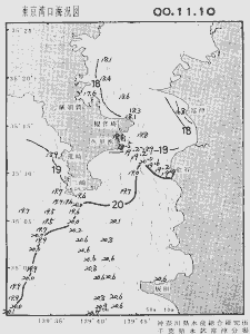 東京湾口海況図(2000/11/10)