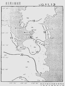 東京湾口海況図(2000/11/13)