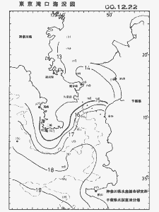 東京湾口海況図(2000/12/22)