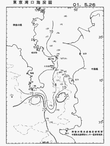 東京湾口海況図(2001/05/26)