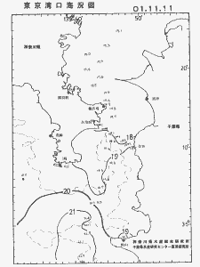 東京湾口海況図(2001/11/11)