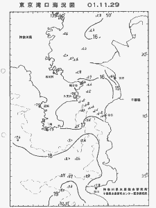 東京湾口海況図(2001/11/29)