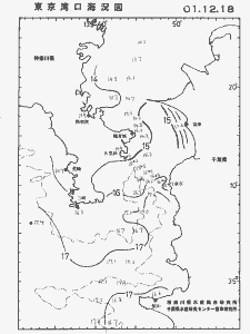 東京湾口海況図(2001/12/18)
