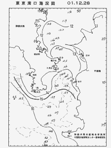 東京湾口海況図(2001/12/28)