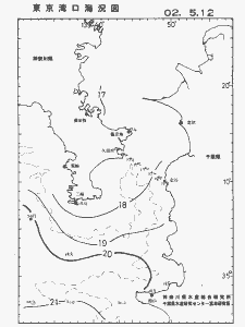 東京湾口海況図(2002/05/12)