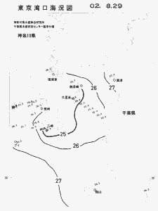 東京湾口海況図(2002/08/29)