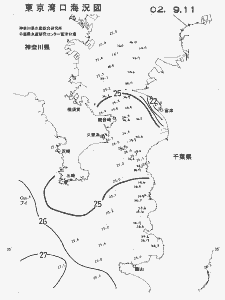 東京湾口海況図(2002/09/11)
