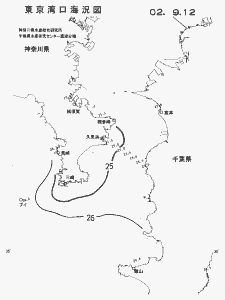 東京湾口海況図(2002/09/12)